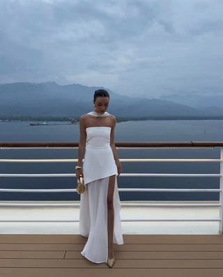 Sophia Brennan | Asymmetrical Maxi Dress For Women