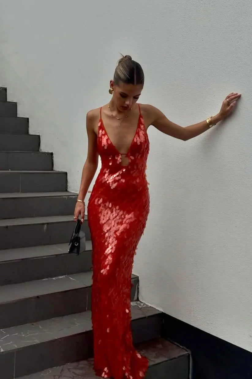 Charlotte Reid | Sequin Maxi Dress For Women