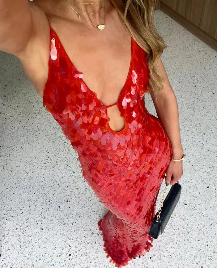 Charlotte Reid | Sequin Maxi Dress For Women