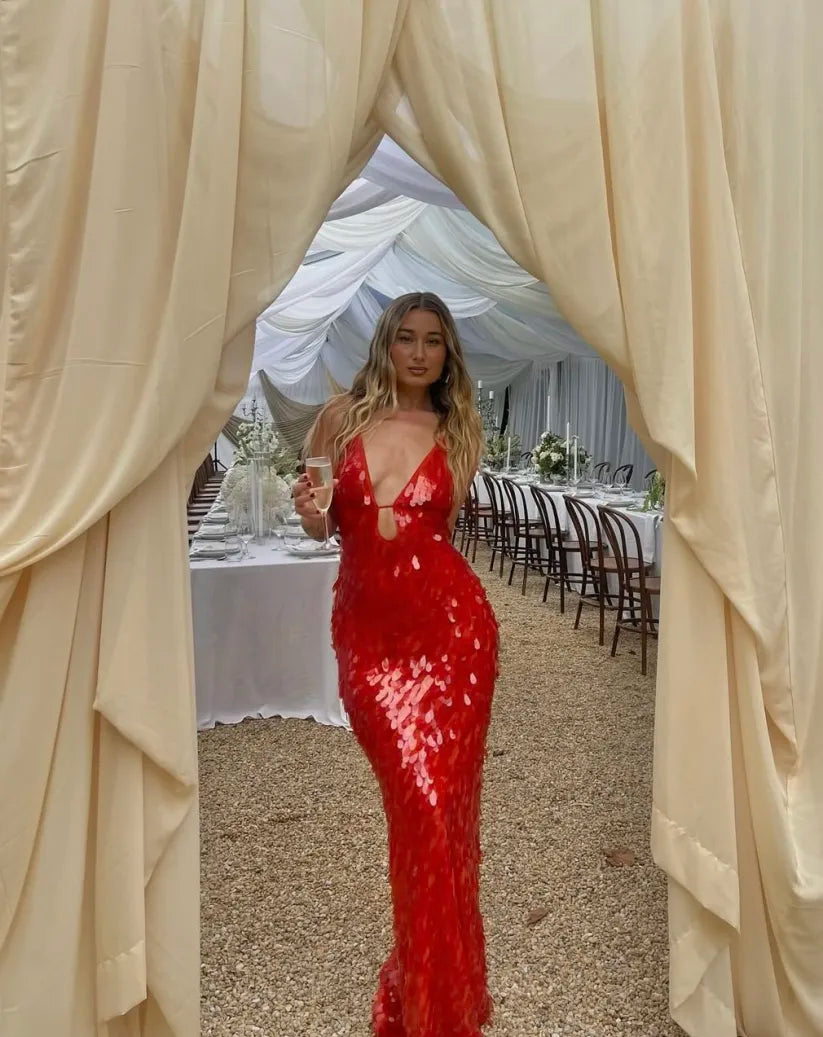 Charlotte Reid | Sequin Maxi Dress For Women
