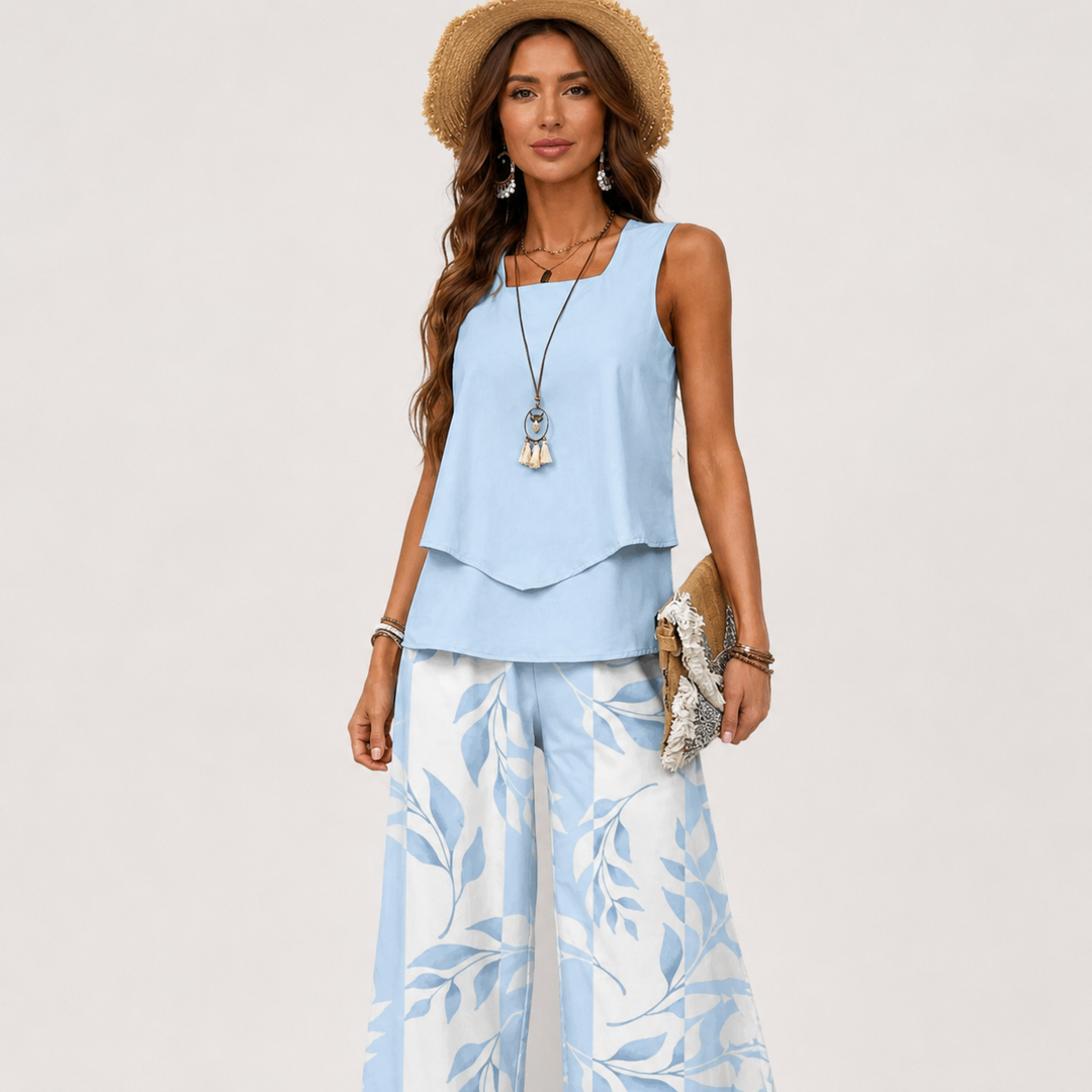 Emery Whitfield | Floral Pant Set