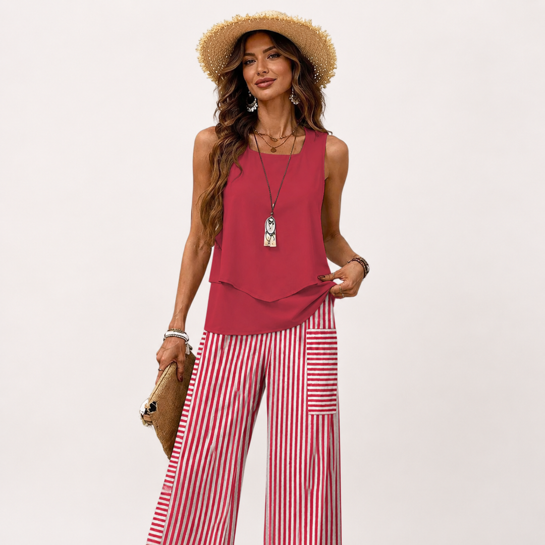 Emery Whitfield | Floral Pant Set