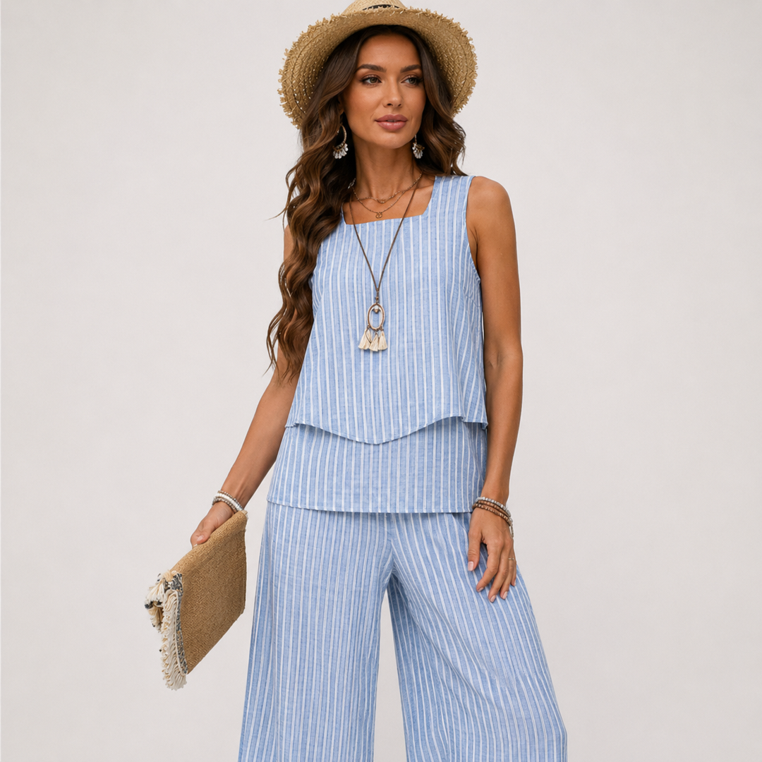 Emery Whitfield | Floral Pant Set