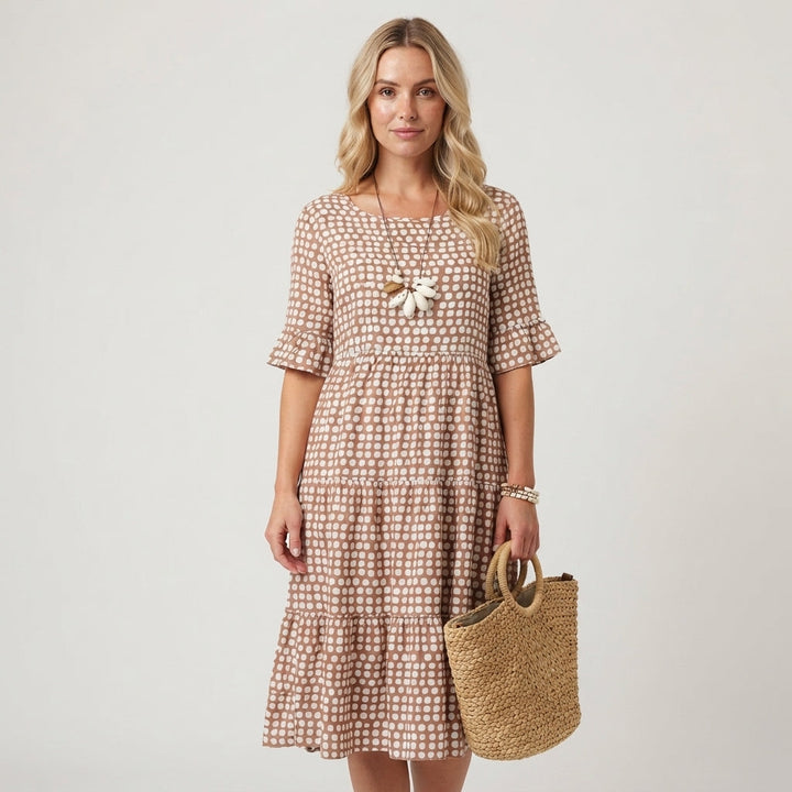 Emma Smith | Polka Dot Midi Dress For Women