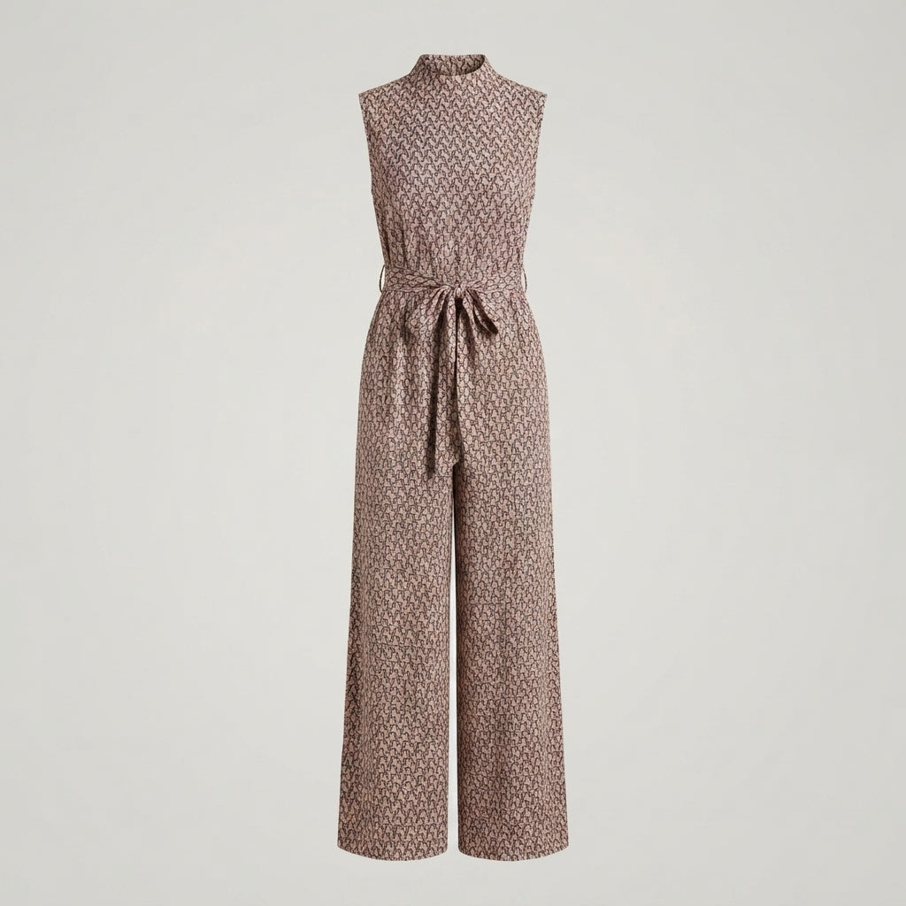 Freya Clarke | Printed Wide-Leg Jumpsuit For Women