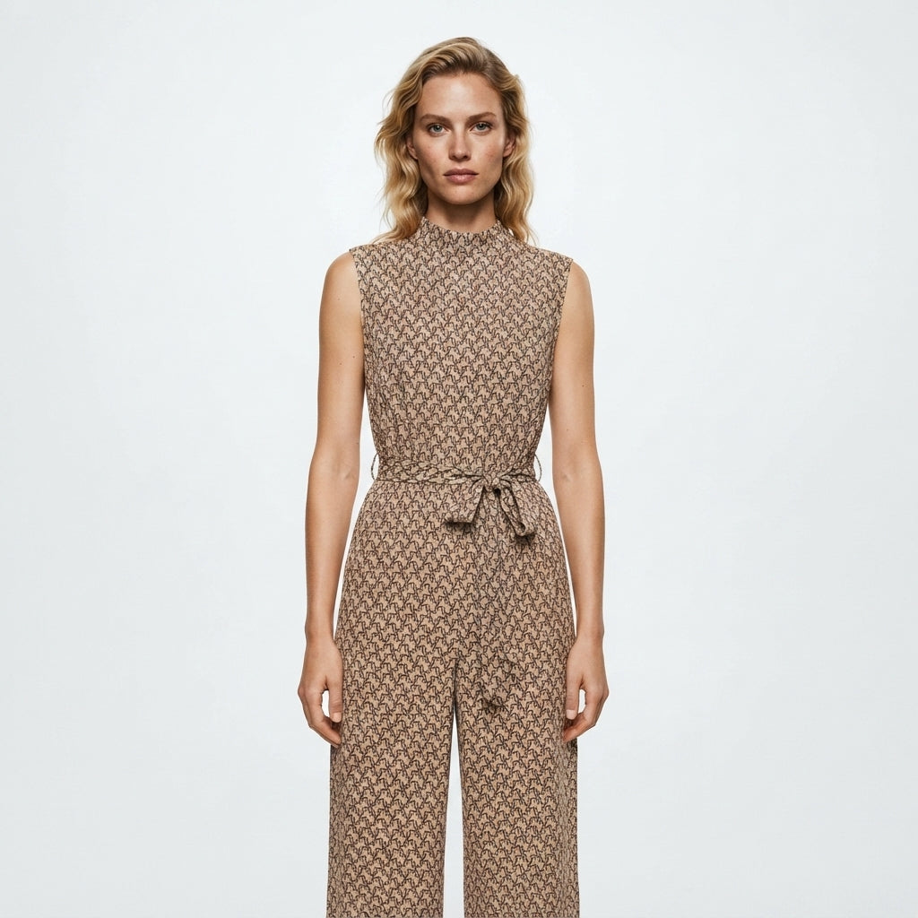 Freya Clarke | Printed Wide-Leg Jumpsuit For Women