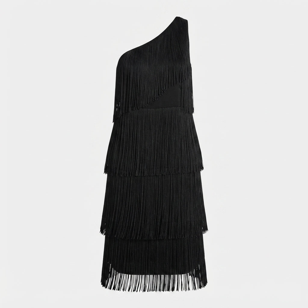 Georgia King | One-Shoulder Tassel Maxi Dress For Women