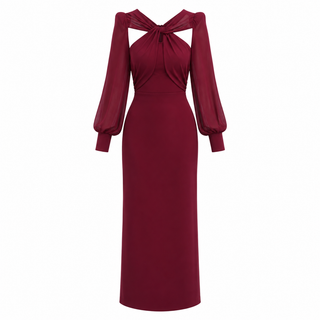 Georgia Robertson | Long Sleeve Midi Dress For Women