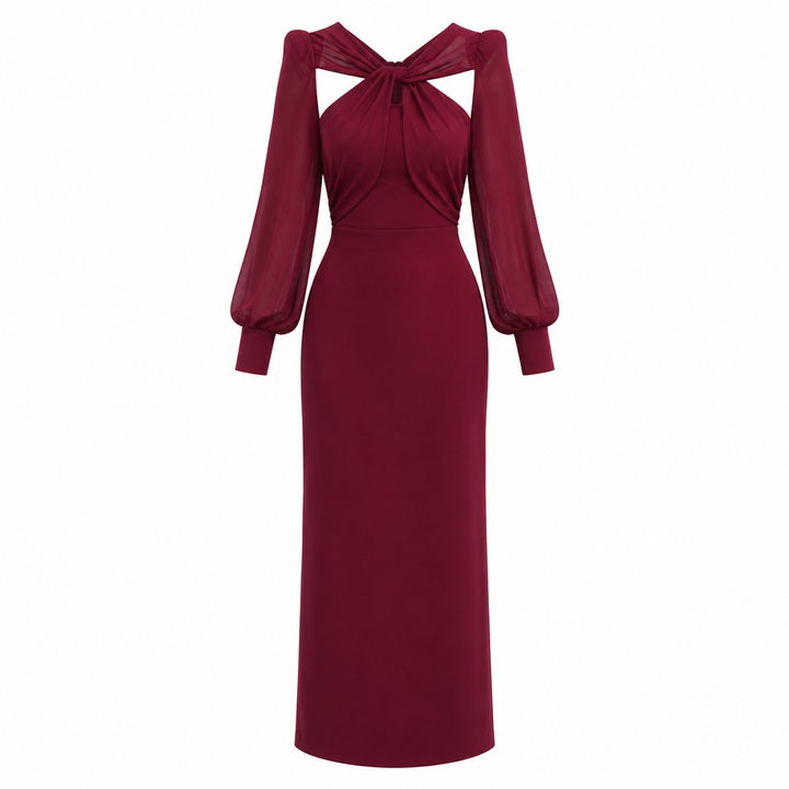 Georgia Robertson | Long Sleeve Midi Dress For Women