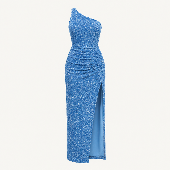 Grace Alderton | One Shoulder Sequin Maxi Dress For Women