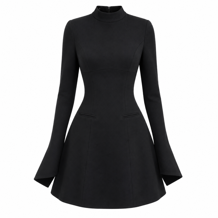 Grace Mitchell | Long Sleeve A-Line Mini Dress For Women