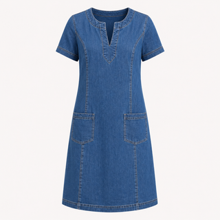 Hannah Fielding | Relaxed Denim Midi Dress For Women