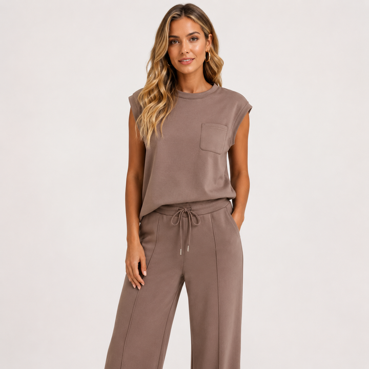 Lily Donovan | Sleeveless Loungewear Set For Women