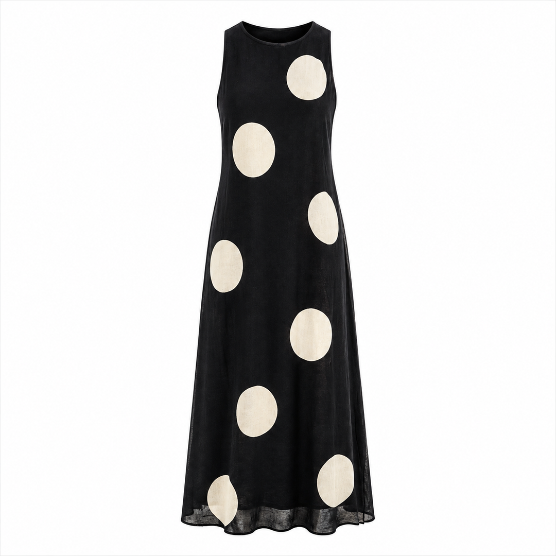 Holly Murphy | Polka Dot Sheer Maxi Dress For Women