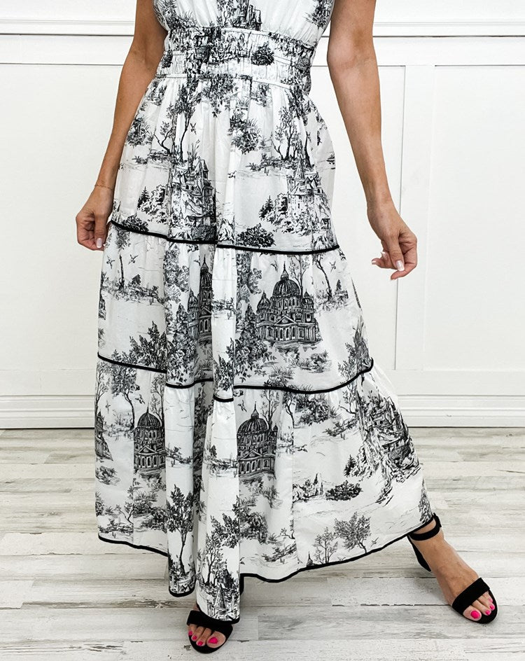 Brooke Thompson | Classic Toile Maxi Dress For Women