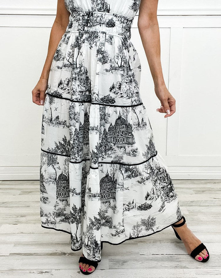 Brooke Thompson | Classic Toile Maxi Dress For Women