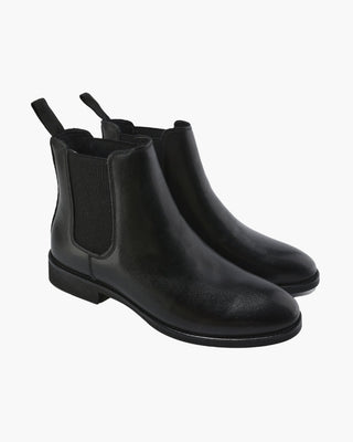 Matteo Ricci | Classic Chelsea Leather Boots with Timeless Edge For Men