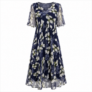 Isabelle Fletcher | Floral A-Line Midi Dress For Women