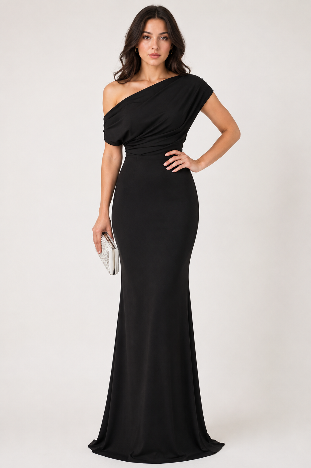 Isla Turner | One-Shoulder Maxi Party Dress For Women