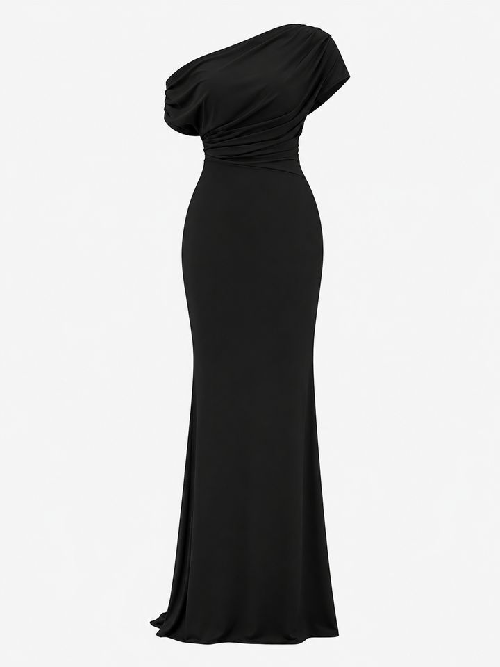 Isla Turner | One-Shoulder Maxi Party Dress For Women