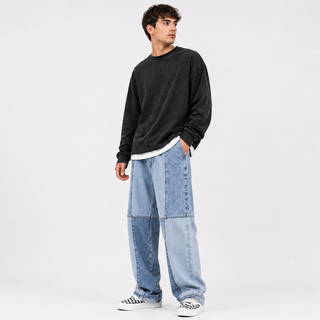 Jack Sullivan | Wide-Leg Denim Jeans For Men