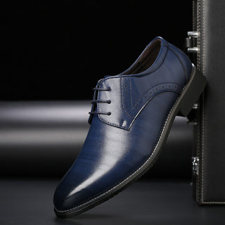 Lucien Moreau | Business Leather Lace-Up Shoes For Men