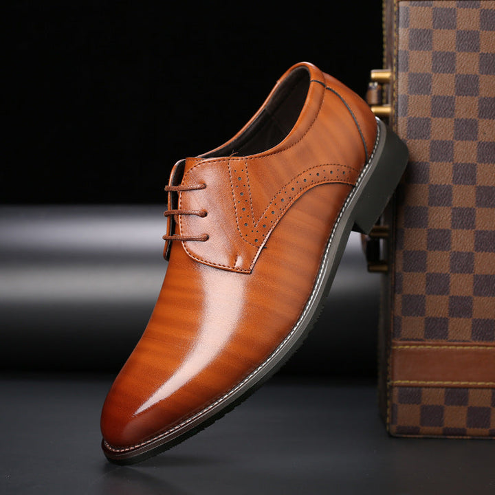 Lucien Moreau | Business Leather Lace-Up Shoes For Men