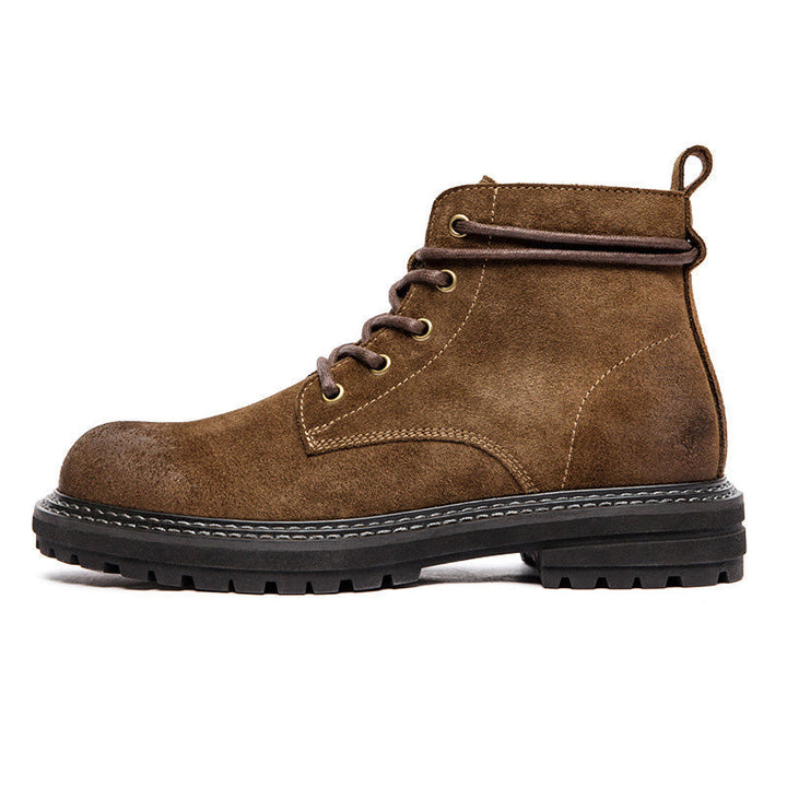 Christian Moretti | Vintage Rugged Lace-Up Boots For Men