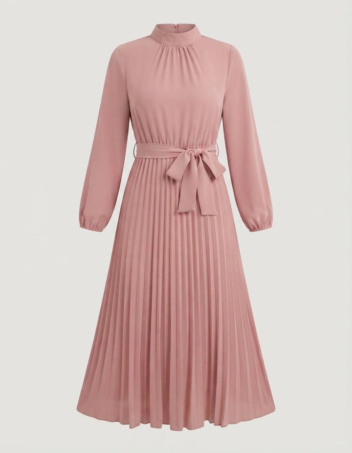 Lauren Ryan | Pleated Midi Dress For Women