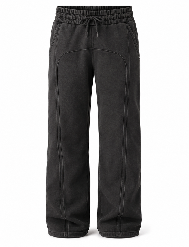 Liam Anderson | Wide Leg Cargo Sweatpants For Men