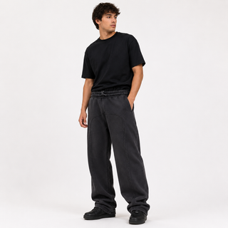 Liam Anderson | Wide Leg Cargo Sweatpants For Men