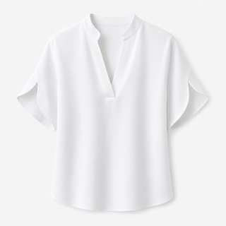 Lily Jones | Chiffon V-Neck Blouse For Women