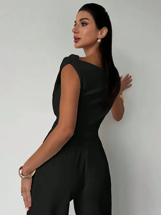 Amélie Rousseau | Draped Elegance Top For Women