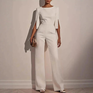 Geneviève Laurent | Timeless Elegance Tailored Jumpsuit For Women
