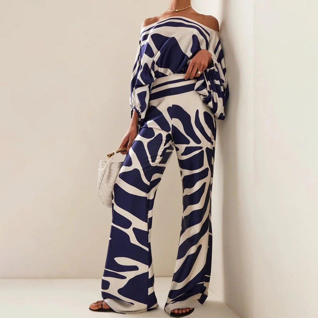 Valentina Ricci | Abstract Luxe Two-Piece Set For Women