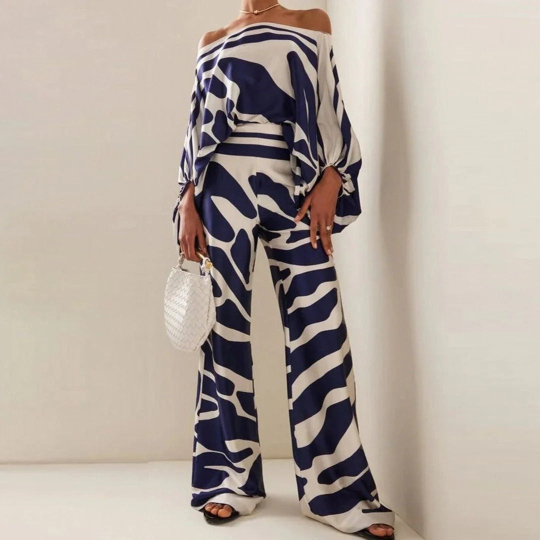 Valentina Ricci | Abstract Luxe Two-Piece Set For Women