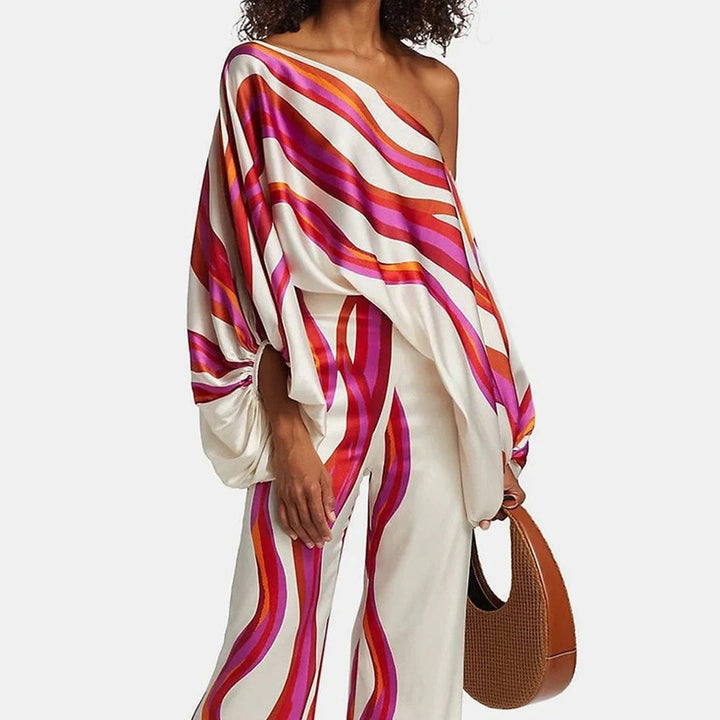 Valentina Ricci | Abstract Luxe Two-Piece Set For Women