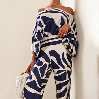 Valentina Ricci | Abstract Luxe Two-Piece Set For Women