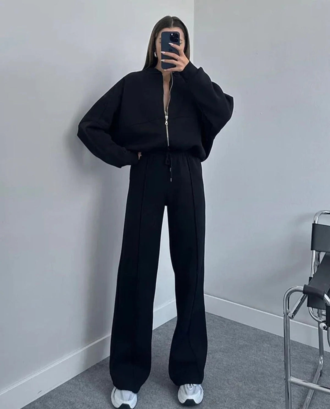 Élodie Moreau | Luxe Comfort Zip Lounge Set For Women