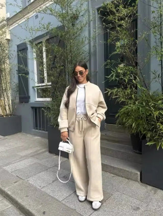Élodie Moreau | Luxe Comfort Zip Lounge Set For Women