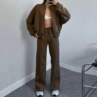 Élodie Moreau | Luxe Comfort Zip Lounge Set For Women