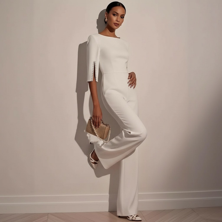 Geneviève Laurent | Timeless Elegance Tailored Jumpsuit For Women