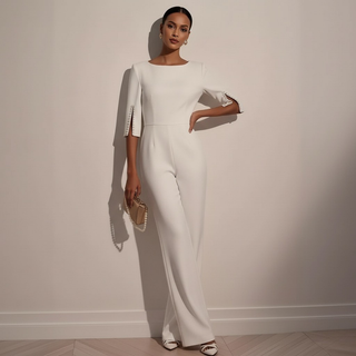 Geneviève Laurent | Timeless Elegance Tailored Jumpsuit For Women