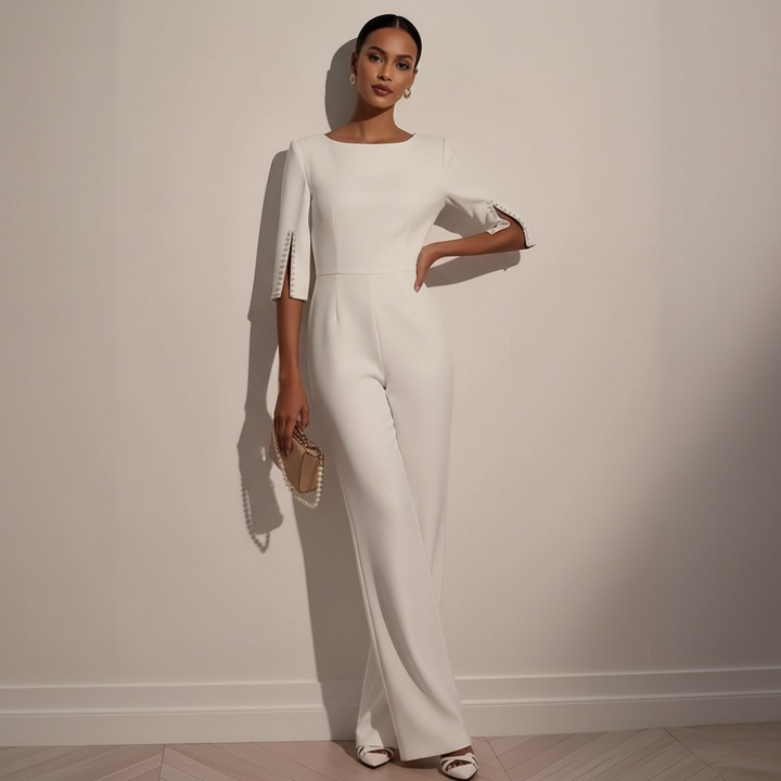 Geneviève Laurent | Timeless Elegance Tailored Jumpsuit For Women