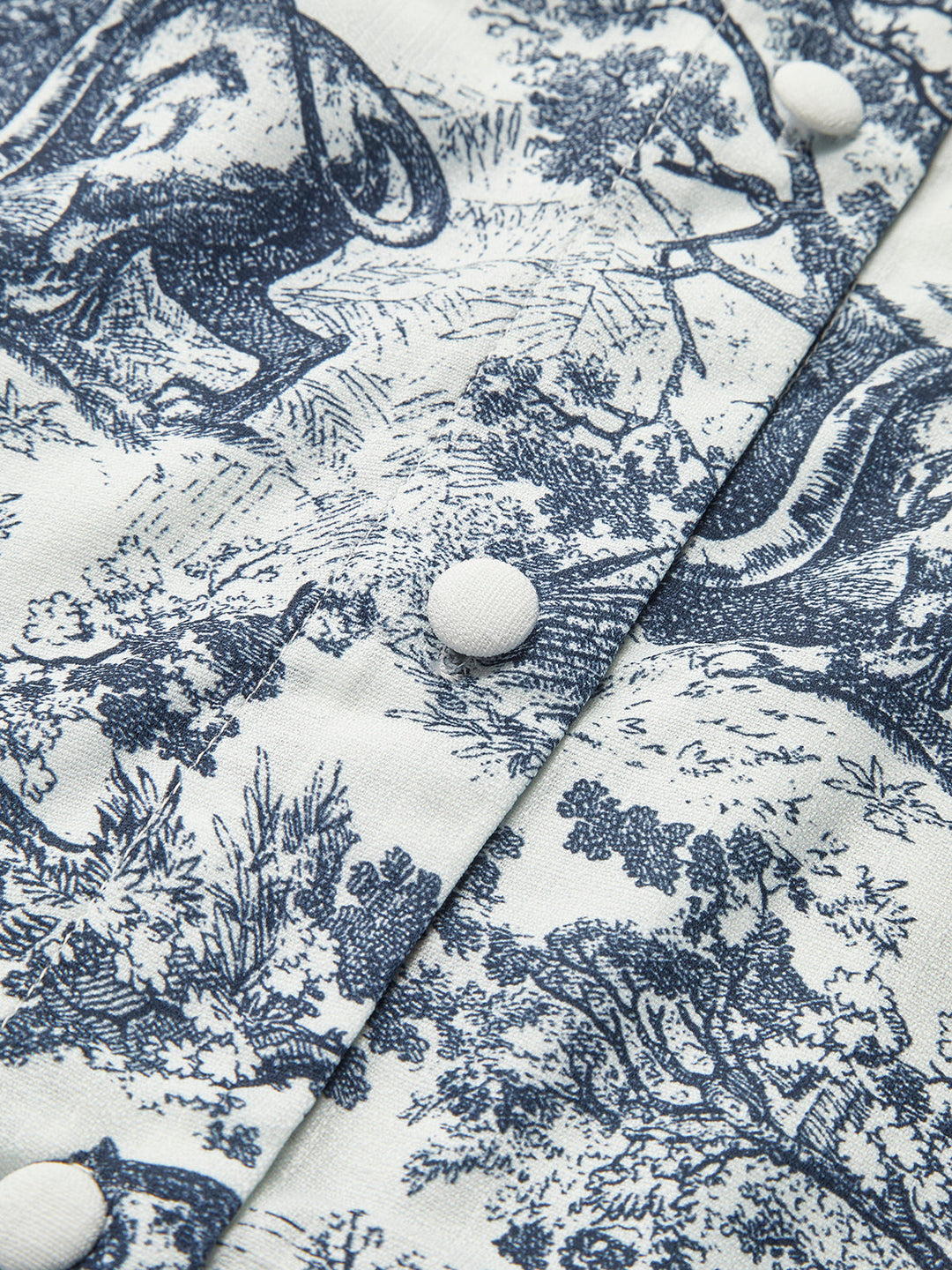 Grace Holloway | Blue Toile 3-Piece Printed Set For Women