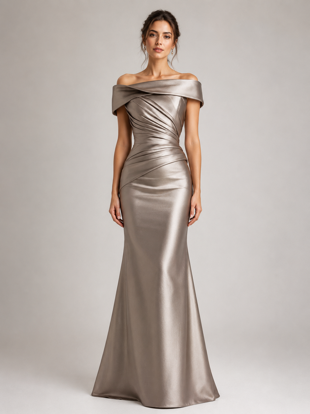 Matilda Stewart | Off-Shoulder Mermaid Maxi Dress For Women