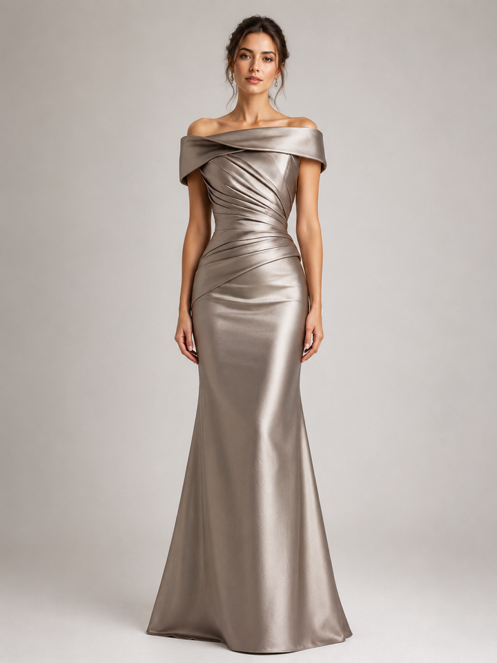 Matilda Stewart | Off-Shoulder Mermaid Maxi Dress For Women