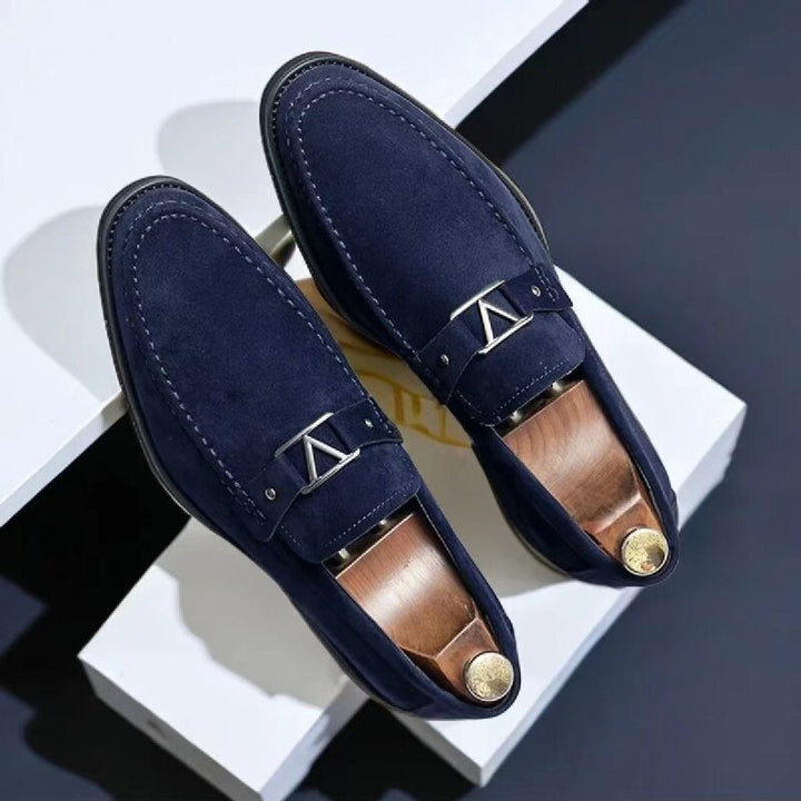 Jesse Campbell | Suede Slip-On Loafers For Men