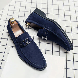 Jesse Campbell | Suede Slip-On Loafers For Men