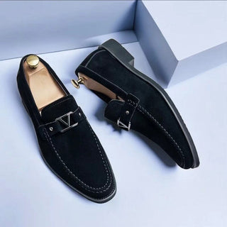 Jesse Campbell | Suede Slip-On Loafers For Men
